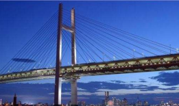 斜拉桥施工动画短视频